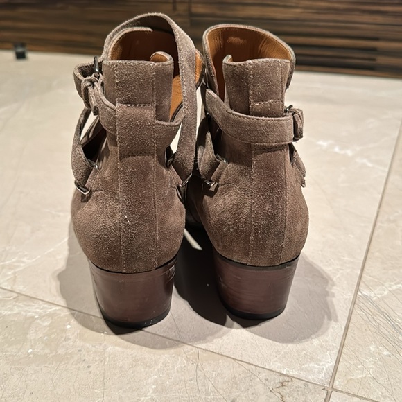 YSL Suede ankle boots - Picture 3 of 5